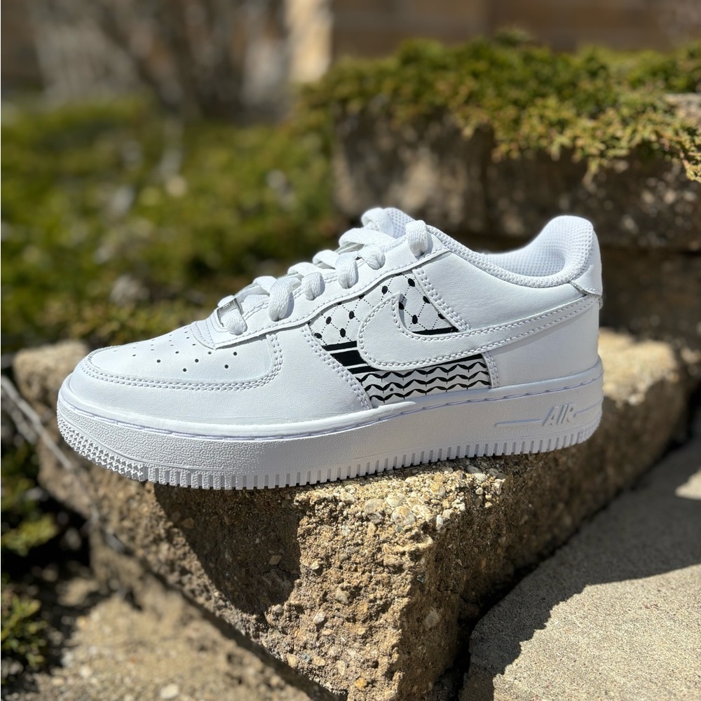 Nike Air Force 1 - ‘Keffiyeh’ Custom Painted Shoes